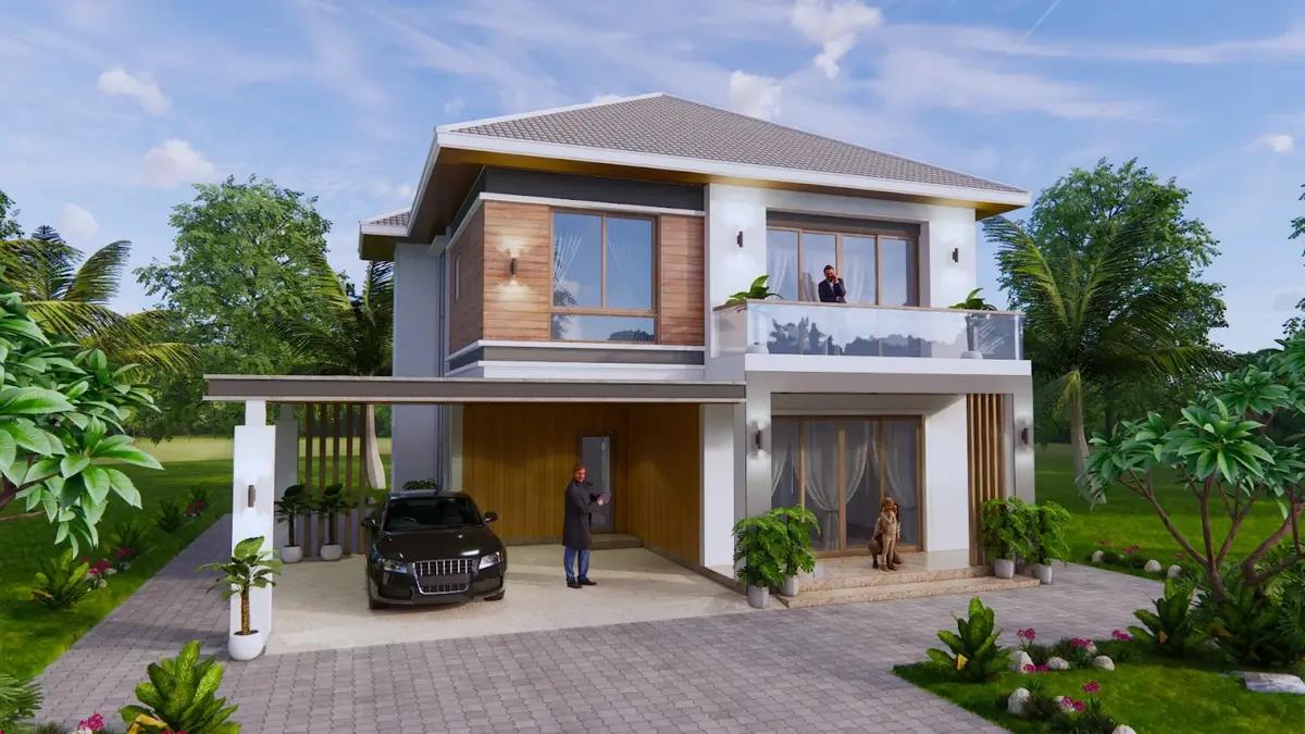 mẫu nh&agrave; m&aacute;i nhật đẹp