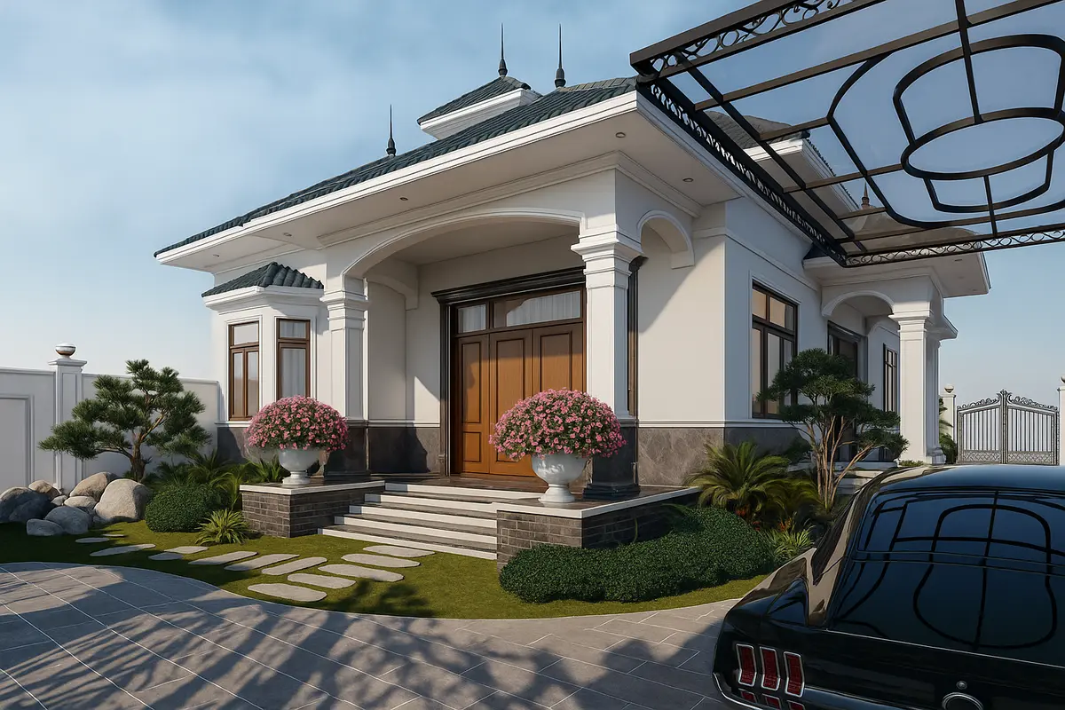 mẫu nh&agrave; m&aacute;i nhật đẹp