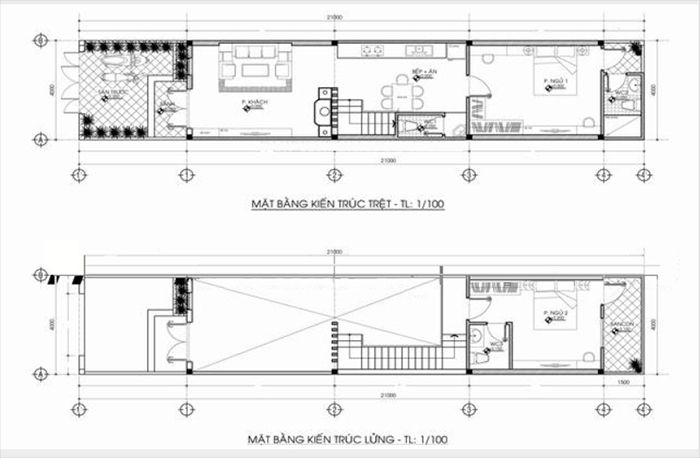 cách chia và bố trí các phòng trong nhà ống theo phong thủy