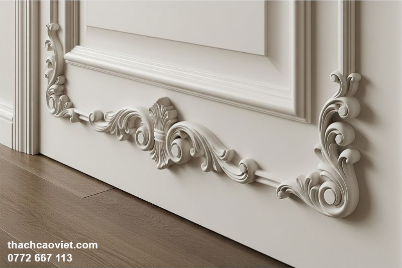 mẫu phào chỉ cửa chính đẹp nhất tphcm