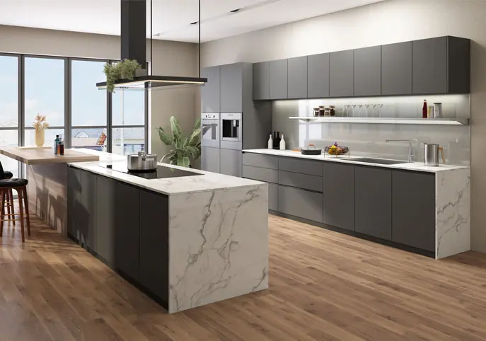 các mẫu tủ bếp đẹp được ưa chuộng nhất