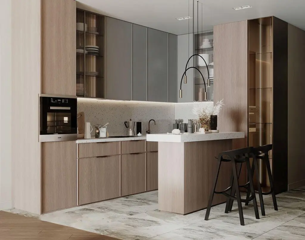 các mẫu tủ bếp đẹp được ưa chuộng nhất