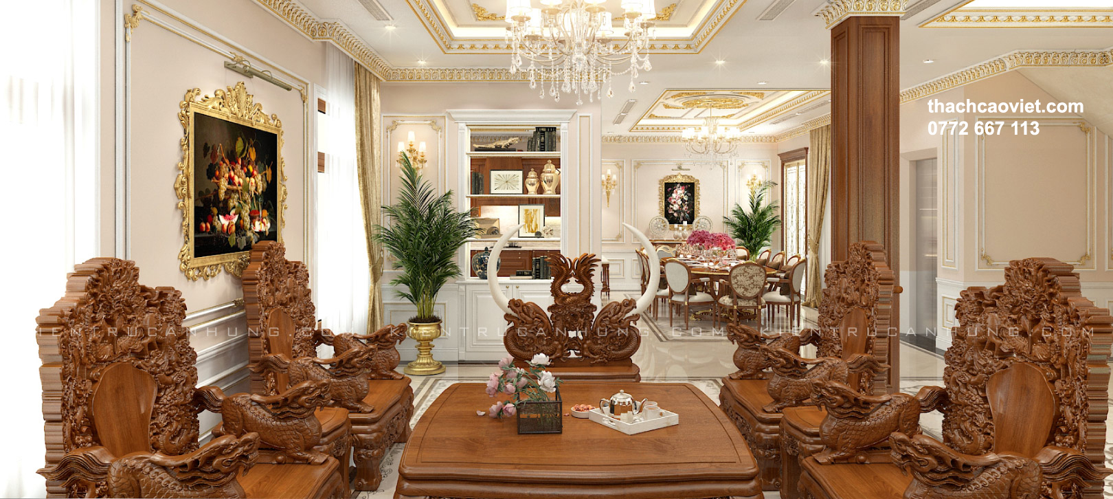 diện tích phòng khách tiêu chuẩn bao nhiêu là hợp lý