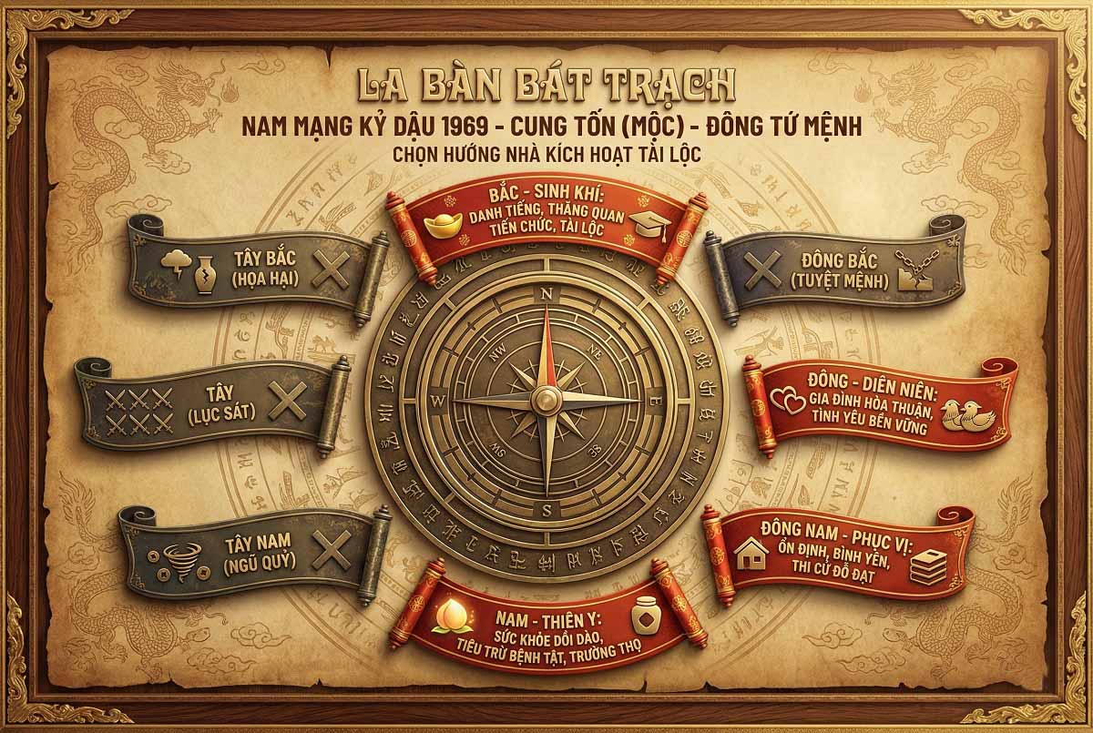 tuổi kỷ dậu 1969 l&agrave;m nh&agrave; năm 2027