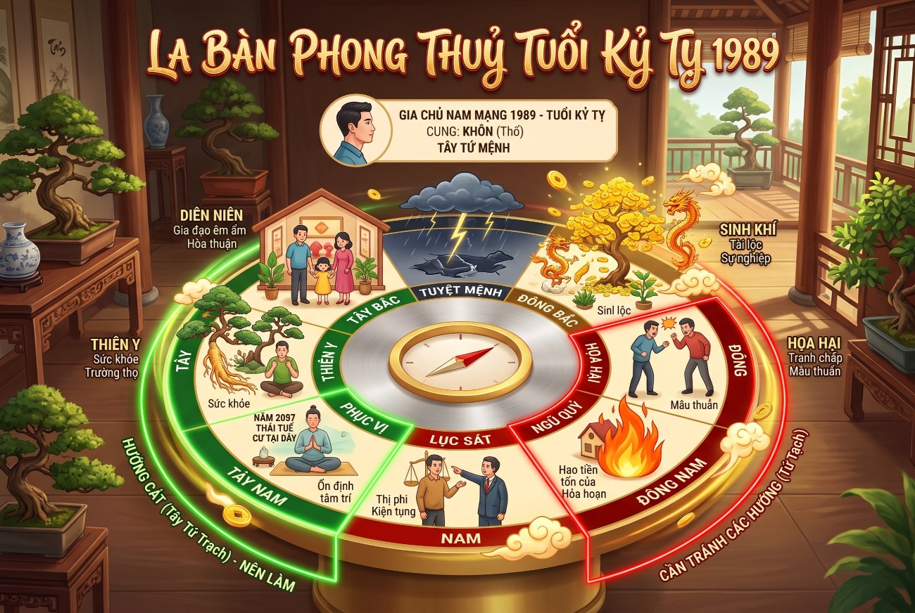 tuổi kỷ tỵ 1989 làm nhà 2027