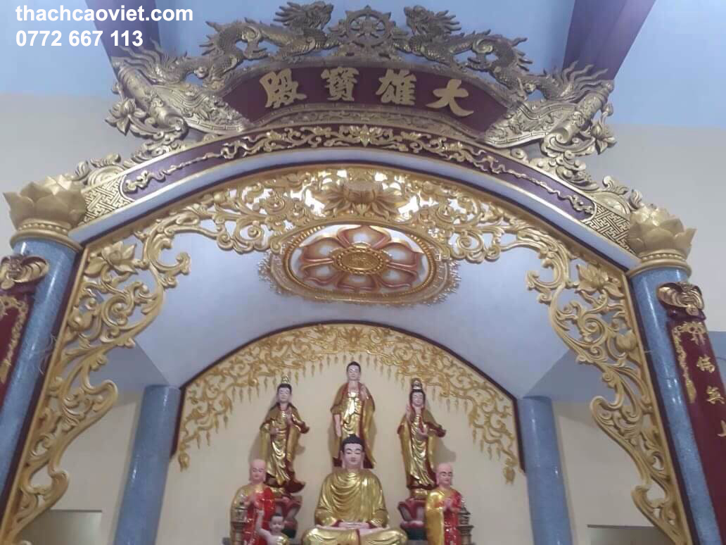 phù điêu phòng thờ