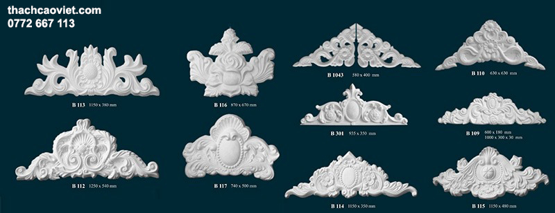 mẫu phù điêu mặt tiền được yêu thích nhất Việt Nam