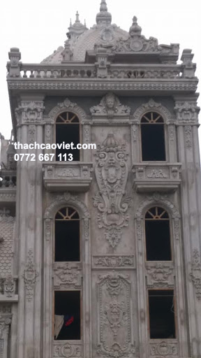 phù điêu mặt tiền cổ điển cho biệt thự