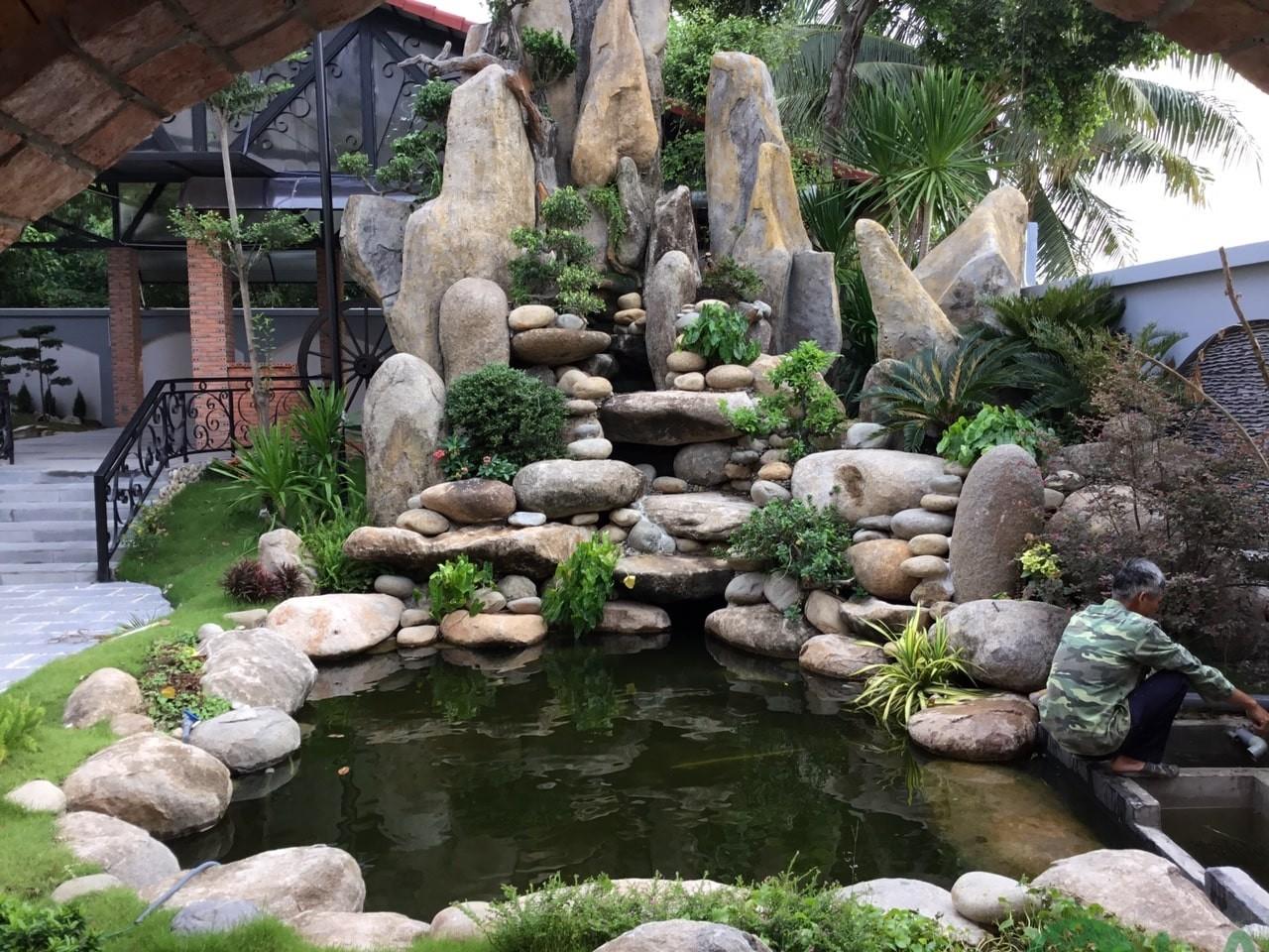 mẫu s&acirc;n vườn cafe s&acirc;n thượng