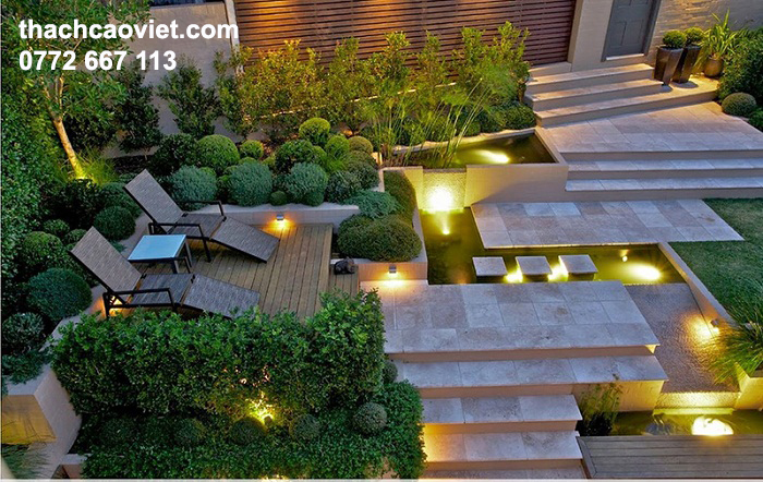 s&acirc;n vườn phong c&aacute;ch hiện đại