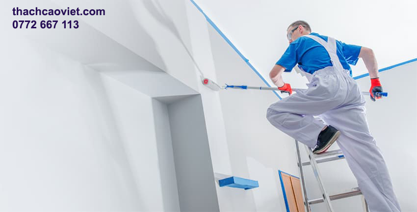 nhận thi c&ocirc;ng sơn nước chuy&ecirc;n nghiệp
