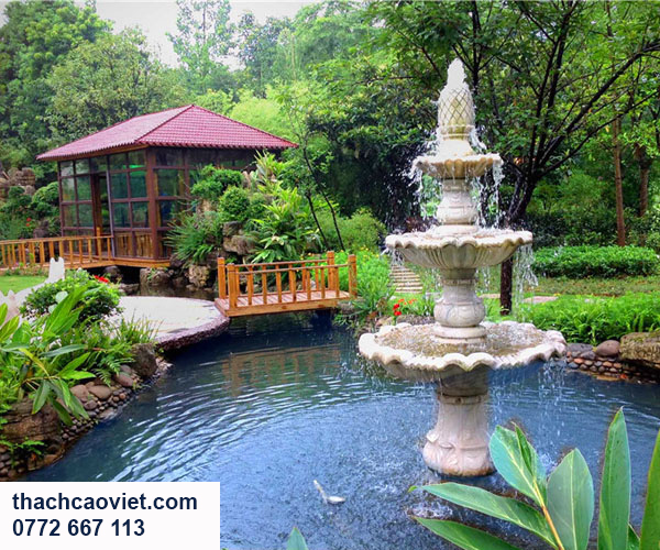 mẫu tiểu cảnh sân vườn đẹp