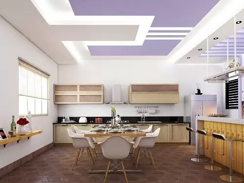 mẫu trần thạch cao giật 3 cấp tphcm