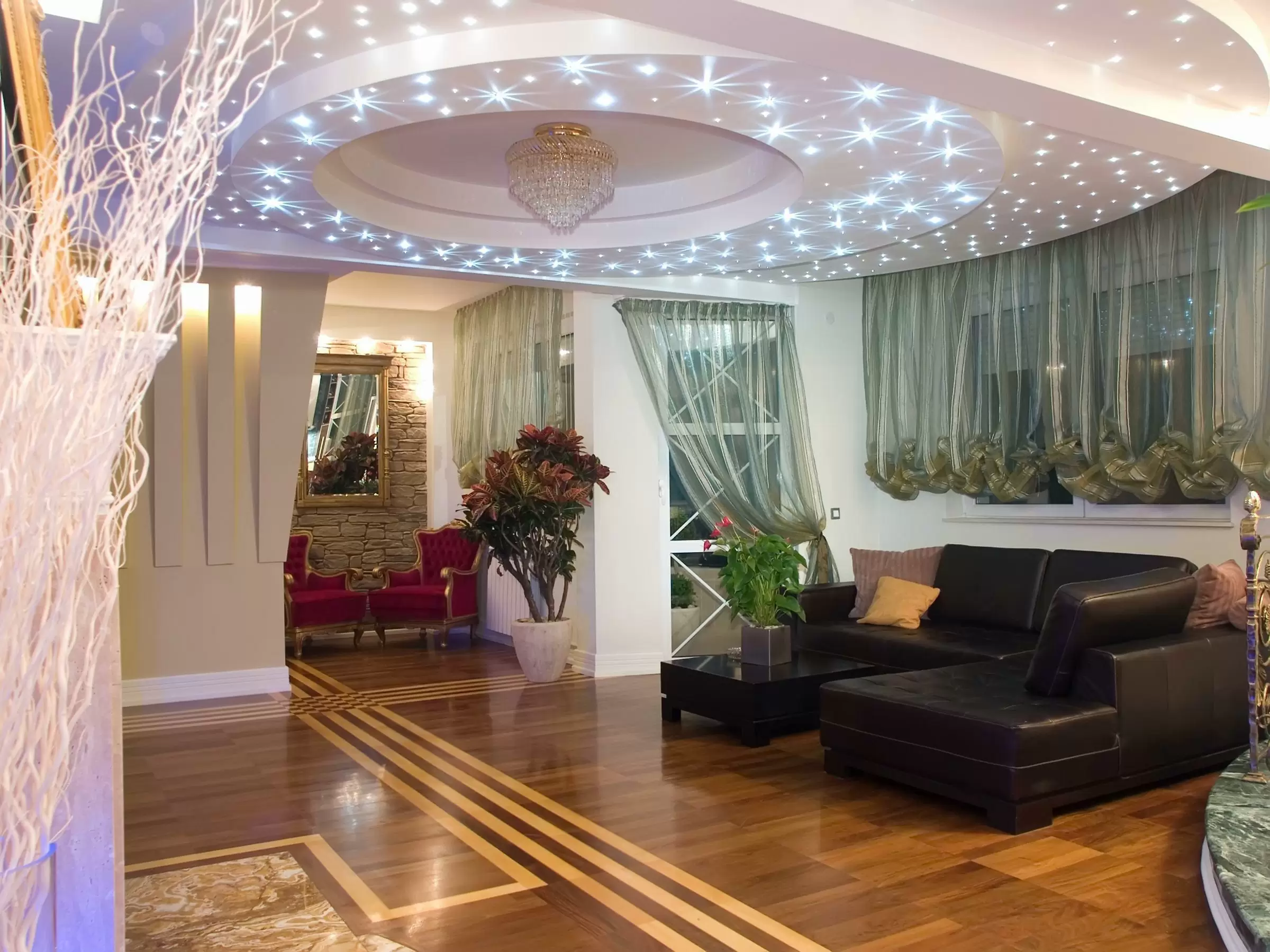 mẫu trần thạch cao giật 3 cấp tphcm