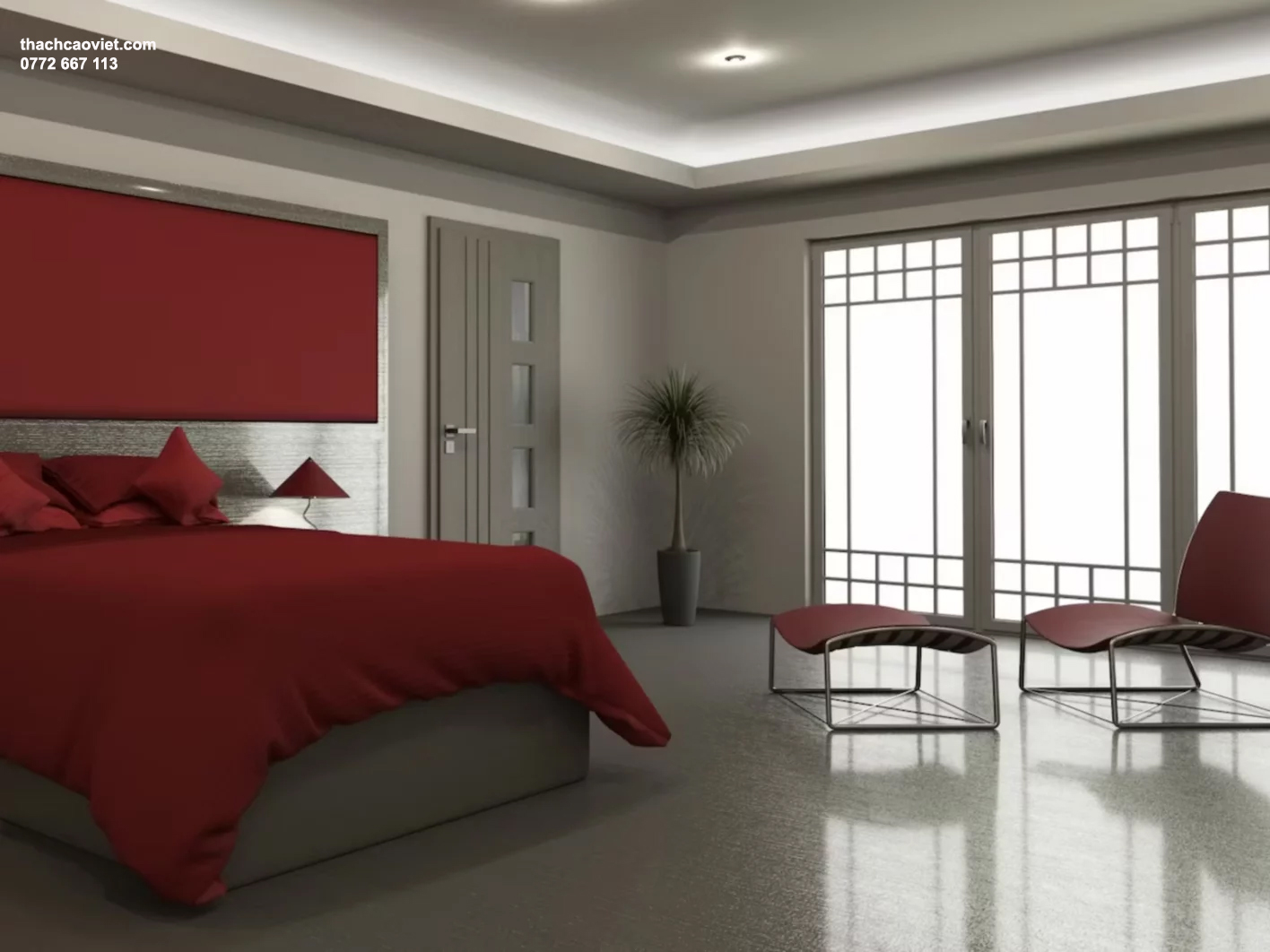 mẫu trần thạch cao giật cấp đẹp