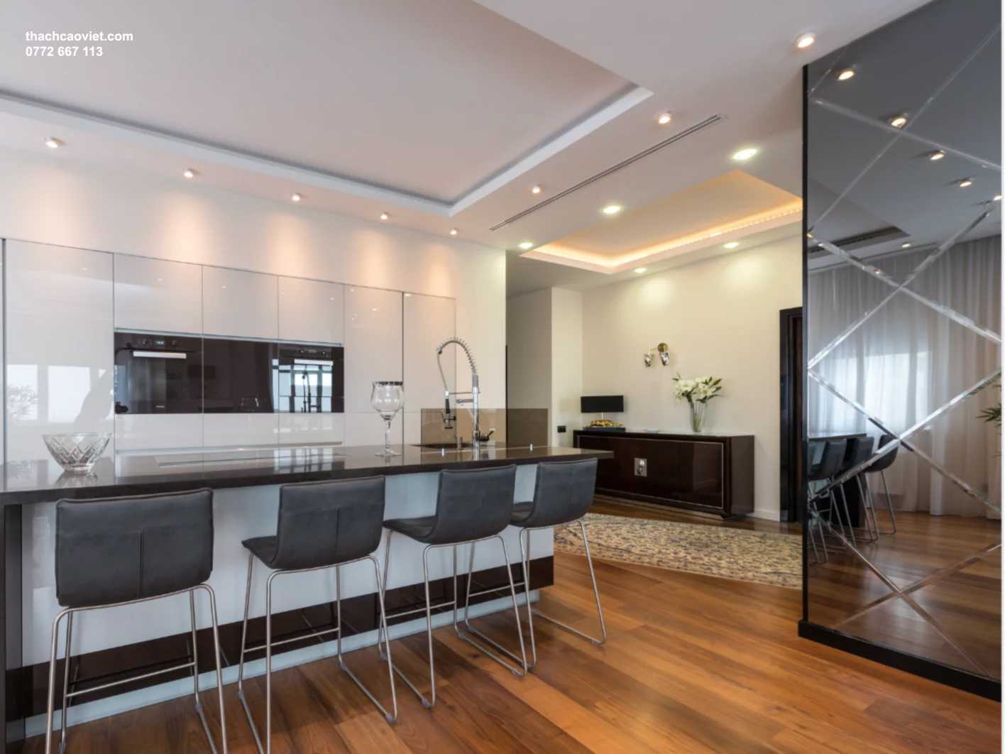 mẫu trần thạch cao giật cấp đẹp