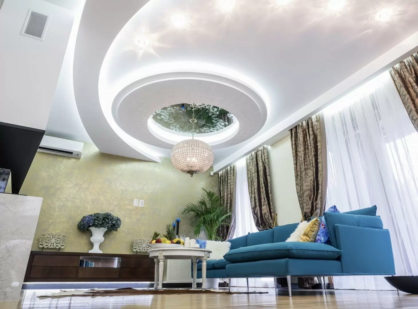 mẫu trần thạch cao giật cấp đẹp nhất tphcm