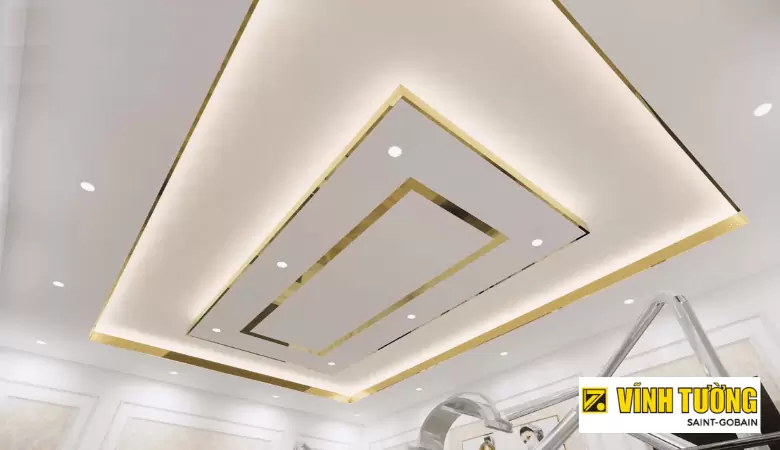 mẫu trần thạch cao giật cấp đẹp nhất tphcm