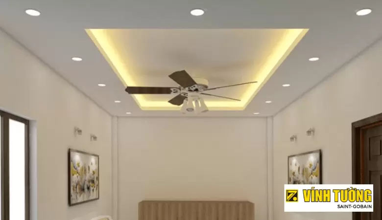 mẫu trần thạch cao giật cấp đẹp nhất tphcm