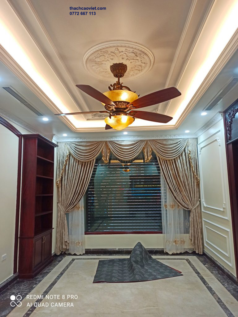 mẫu trần thạch cao phòng khách đẹp