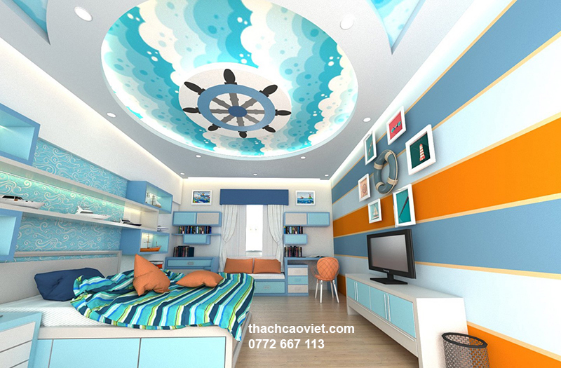 mẫu trần thạch cao phòng ngủ đẹp