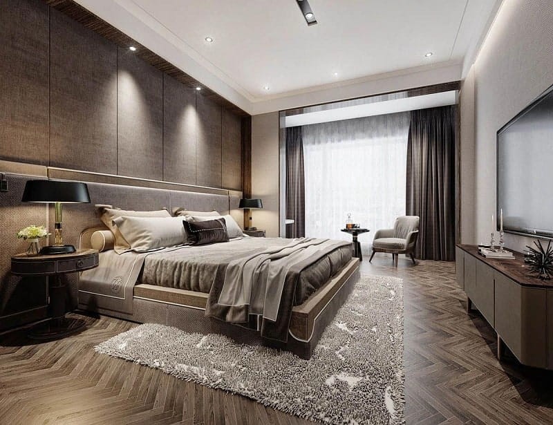 mẫu trần thạch cao phòng ngủ đẹp 2025