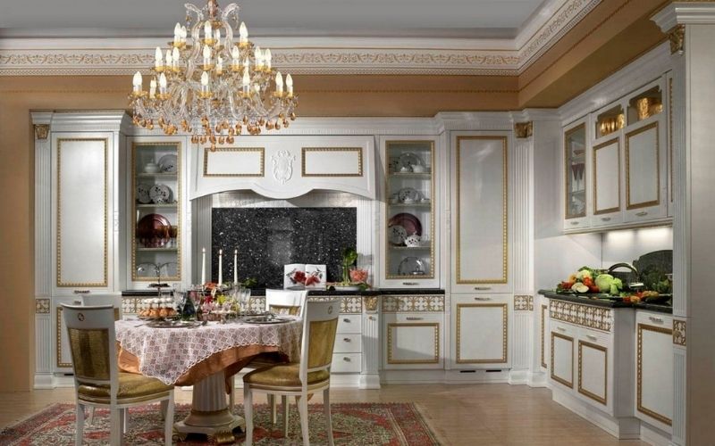 mẫu trần thạch cao phòng bếp đẹp và ấm cúng