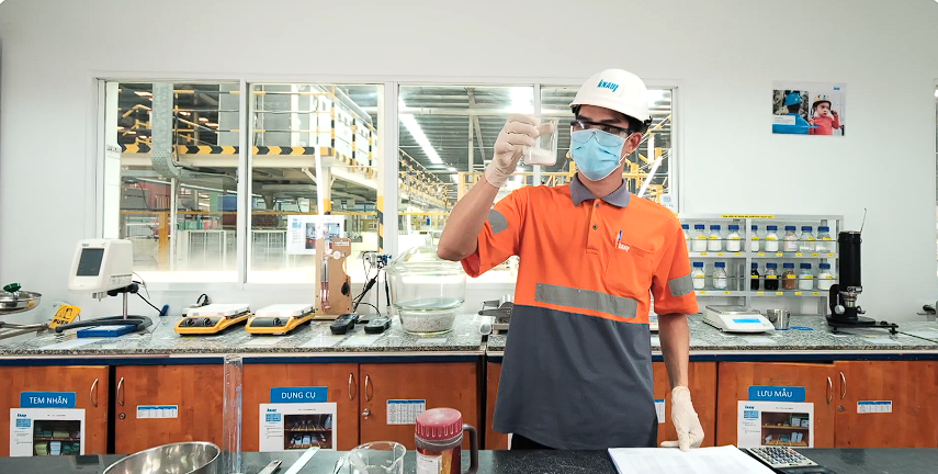 quy trình sản xuất tấm thạch cao chất lượng