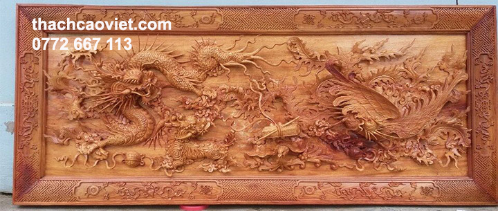 mẫu phù điêu rồng vàng sang trọng đẳng cấp tphcm