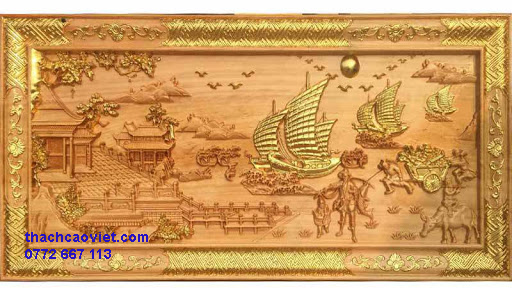 thi công tranh phù điêu xi măng nghệ thuật