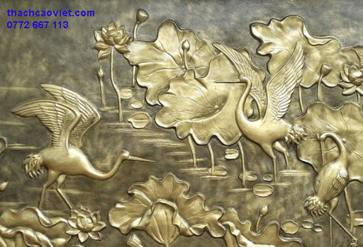 thi công tranh phù điêu xi măng nghệ thuật