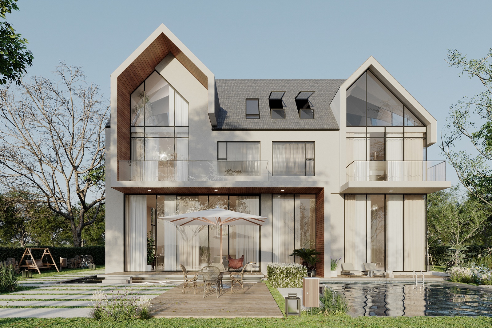 mẫu thiết kế s&acirc;n vườn biệt thự đẹp