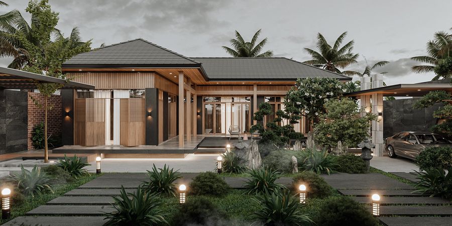 mẫu thiết kế s&acirc;n vườn biệt thự đẹp